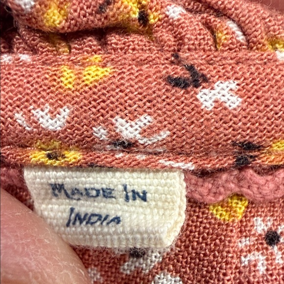 Fat Face Maye Sunshine Mauve Ditsy Floral Long Sleeve Prairie Dress Size 10 - Picture 13 of 16